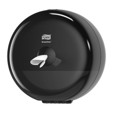 Диспенсер для туалетного паперу Tork SmartOne настінний пластиковий чорний