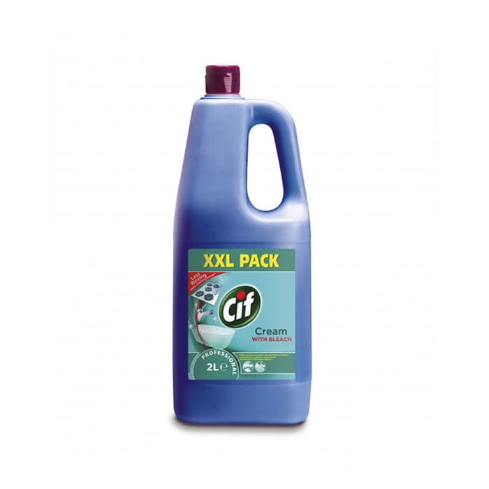 Крем для поверхонь від пригорілого жиру з відбілювачем 2 л Professional With Bleach